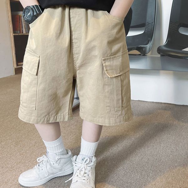 

shorts children pants trousers for boys cotton summer brand beach casual sport kids 230510, Black