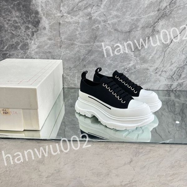 

luxurys men's shoes office sneakers mens flats designer man running outdoor sports design lady sneaker platform, Black