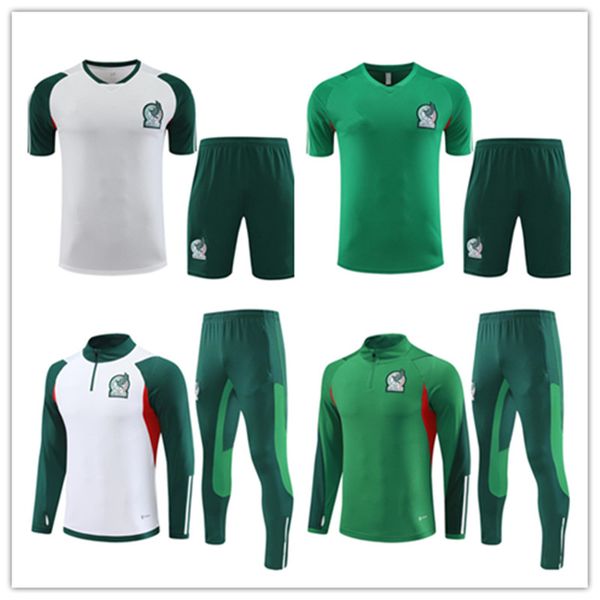 

2023 national team mexico soccer jacket tracksuit 23 24 lozano chicharito raul h.herrera j.gallardo survetement football training suit sweat, Black