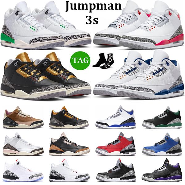 

ale jumpman 3 basketball shoes men women 3s fire red wizards lucky green racer blue archaeo brown dark iris mens trainers outdoor sneakers t