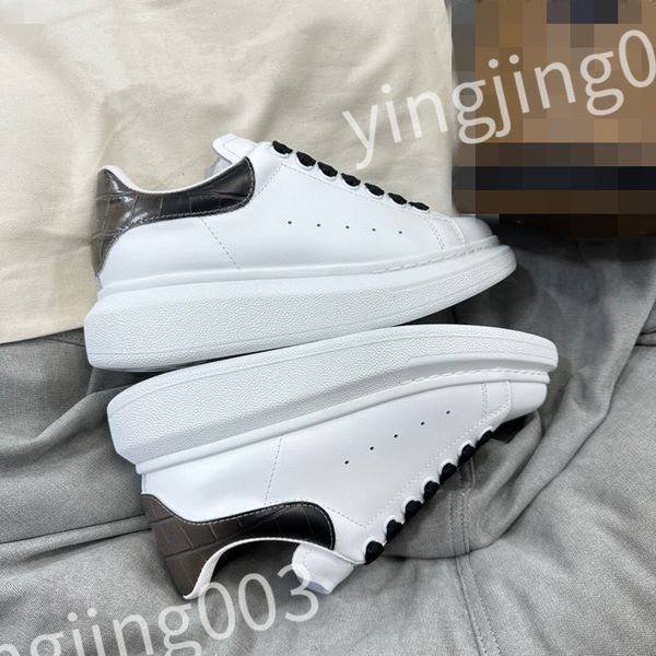 

2023 luxury men womens fashion casual shoes loafers designer classic rubber platform leisure comfort four seasons shoes, Black