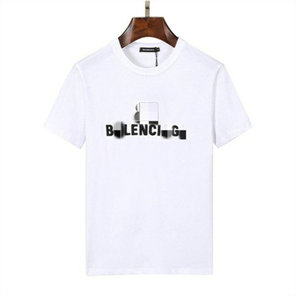 

men's t-shirt men's designer tide high-end cotton printed geometric pattern short sleeve fried street hip-hop shirt size m-xxxl b1, White;black