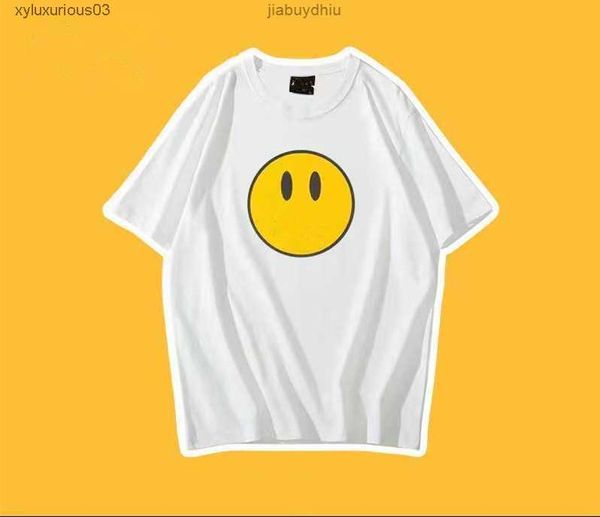 

men's t-shirts and women's t shirt drews house printing smile casual fashion trend must-have designer sportswear tshirts hm design, White;black