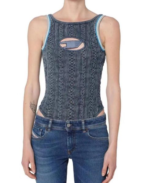 

designer vest women vests sweaters spring fall loose letter round neck pullover waistcoats sleeveless vest waistcoat jumper woman, White
