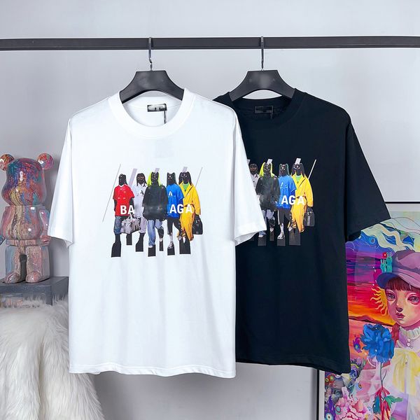 

paris mens t shirts europe france luxury letter graphic printing logo fashion mens leave me alone short sleeve tshirt women 2b clothes casua, White;black