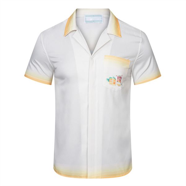 

2023men's casual shirts luxury business fashion men shirts summer short sleeve classic striped coat polos advanced popular clothes 007, White;black