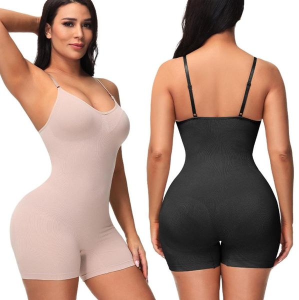 

bodysuit shapewear women full body shaper tummy control slimming sheath butt lifter push up thigh slimmer abdomen shapers corset8030704