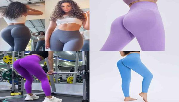 

ty yoga outfits booty leggings women pants push up legging scrunch seamless sport tights fitness leggin high waist 2204299992205, White;red