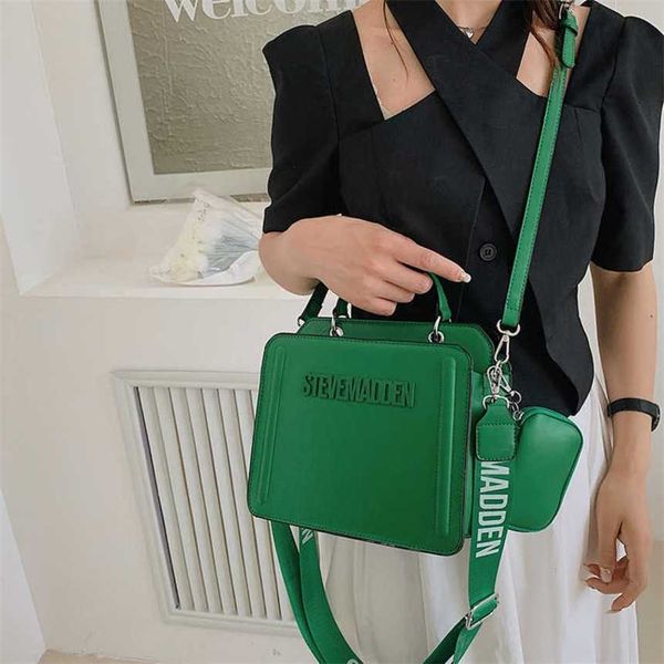 

32% 2023 handbag baobao women's autumn new candy color handheld fashion trend wide shoulder strap crossbody bag
