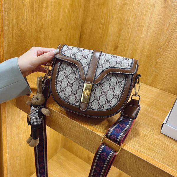 

27% off 2023 handbag old flower saddle new crossbody fashion versatile shoulder live broadcast women's bag