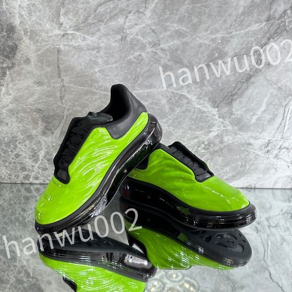 

2023 luxury designer women outsole calfskin platform shoes rubber sneakers fashion casual shoe white sneakers, Black