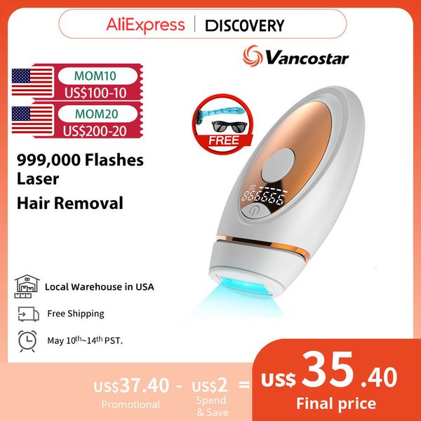 

epilator 999000 flashes ipl epilator lcd laser hair removal painless permanent poepilation for men women trimmer electric depilador 230511