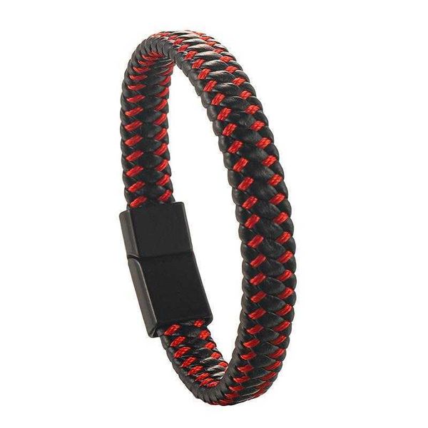 

vintage cowhide multi layer hand woven mens bracelet jewelry titanium alloy ornament magnetic, Golden;silver