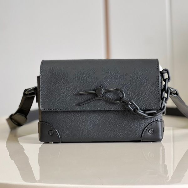 

luxurys steamer handbags designers bags classic men shoulder mini messenger bags designer handbags chain purse wallet embossing m81746 m8178