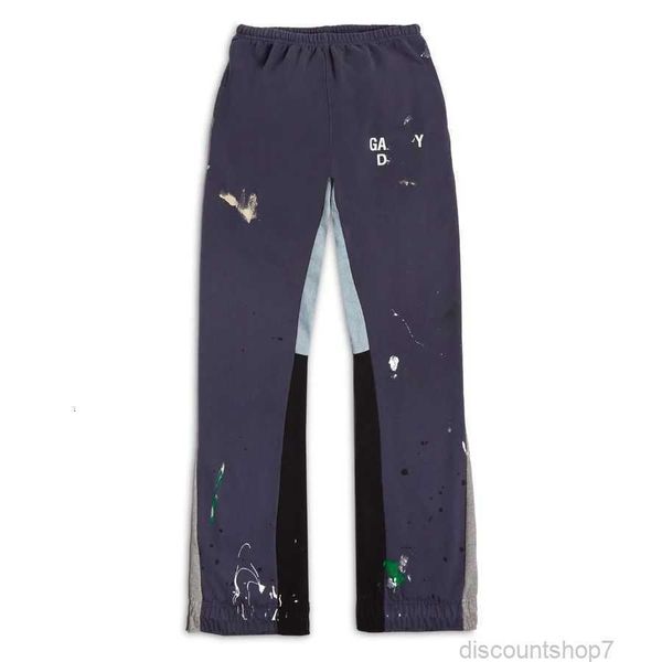

men's pants galleries dept designer sweatpants sports painted flare pant, Blue