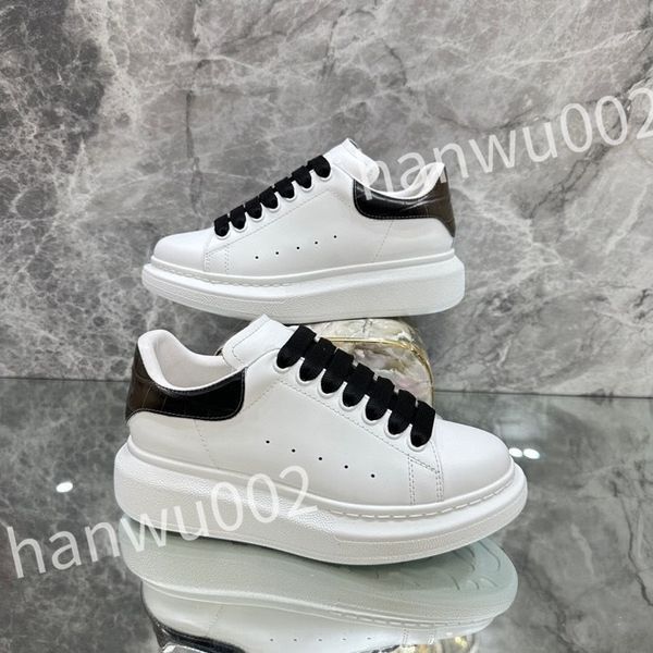 

2023 new mens shoes office sneakers mens flats designer man running outdoor sports design lady sneaker platform, Black