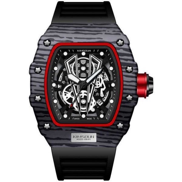 

professional super mechanical chronograph wrist watches rm50-03 same fashion trend waterproof luminous calendar student male designer amazin, Slivery;brown