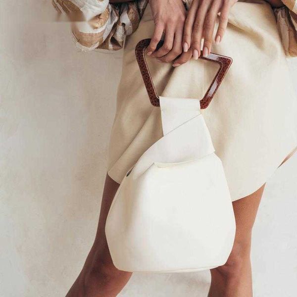 

shoulder bags acrylic handle irregular handbag women 2019 new fashion famous brand designers personality soft bucket tote bag female purses