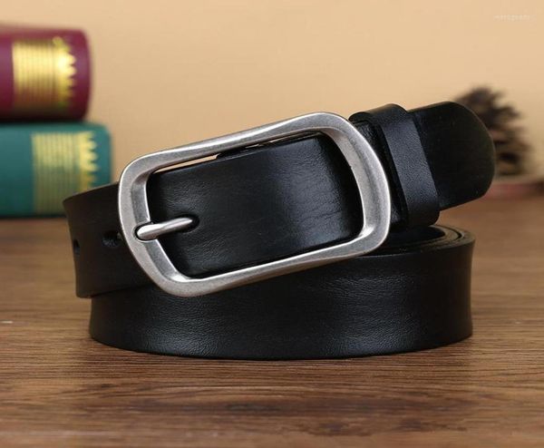

belts 33cm width men genuine leather belt for jeans pin buckle western mens cowboy casual ceinture homme g8132642356, Black;brown