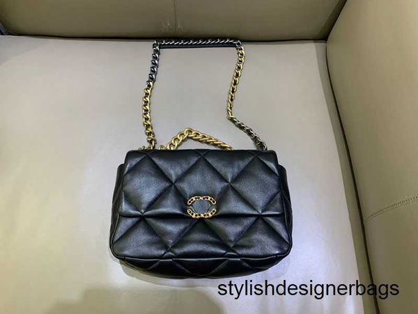 

shoulder bags classic gold retro hardware 19 big diamond chain bag european and american fashion ladies shoulder messenger bag