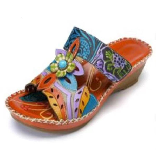 

sandals summer wedges platform shoes fashion unique open toe women soft comfortable walking for 230512, Black