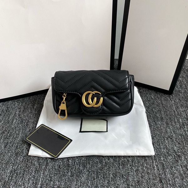 

designer handbag fashion one shoulder bag women's bag luxury mini crossbody bag new leather letter bag classic senior baguette bag retr