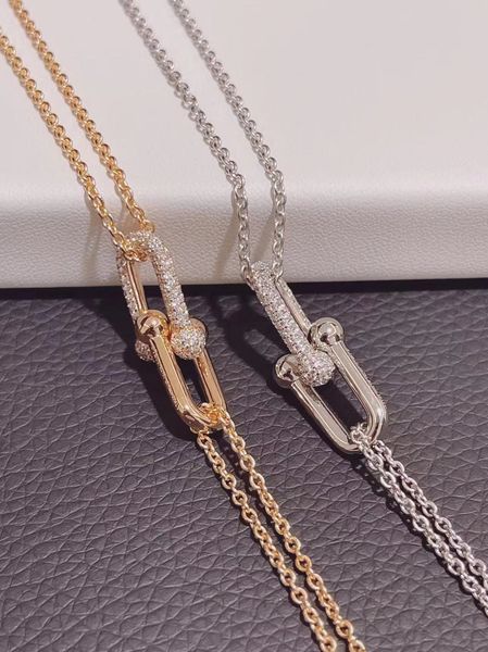 

ladies designer necklace pendant alloy earring style chain valentine's day gift, Silver
