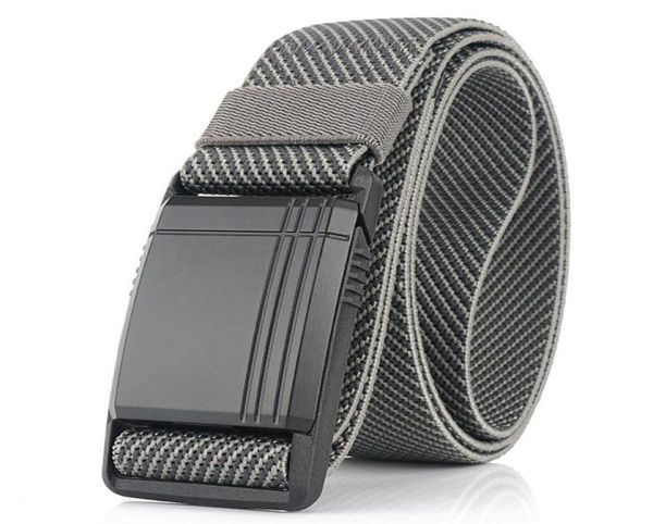 

belts elastic belt for men slide metal magnetic buckle adjustable male trousers belts military combat tactical belts 4687640, Black;brown