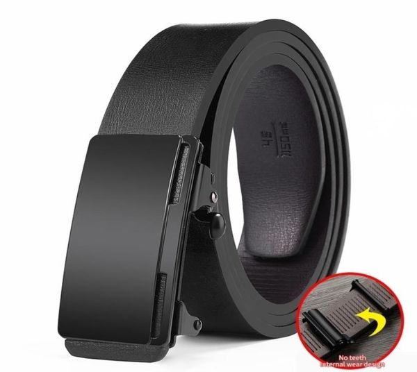 

belts lfmb product belt men039s toothless automatic buckle casual men belt men039s business fashion belt 2210316660112, Black;brown