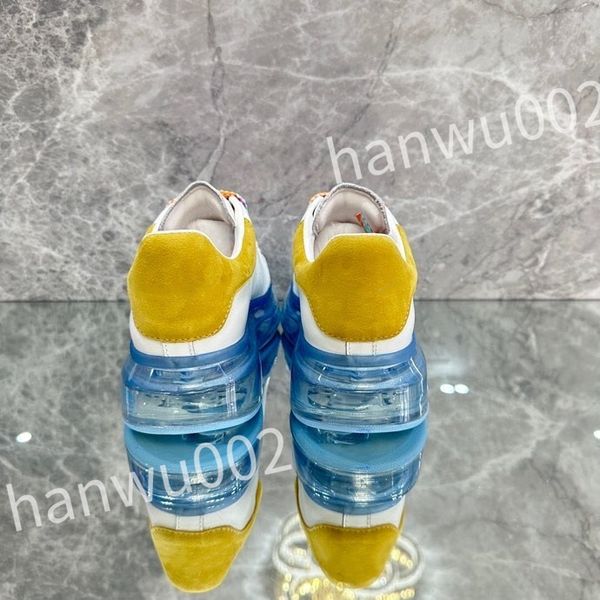 

2023 new luxury calfskin designer shoes sneakers casual shoes boots mens women high running trainer vintage trainers, Black