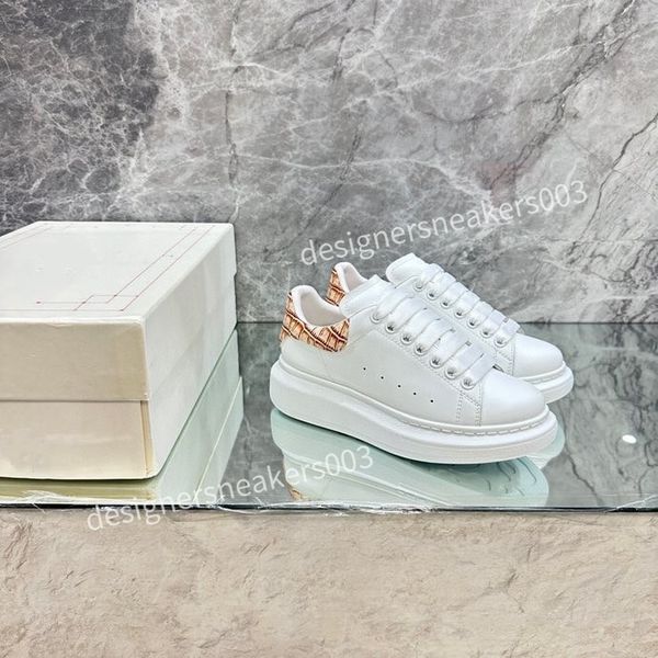 

womens brand casual shoes classic dirty shoes mid double height bottom trainers leather glitter golden quality2023, Black