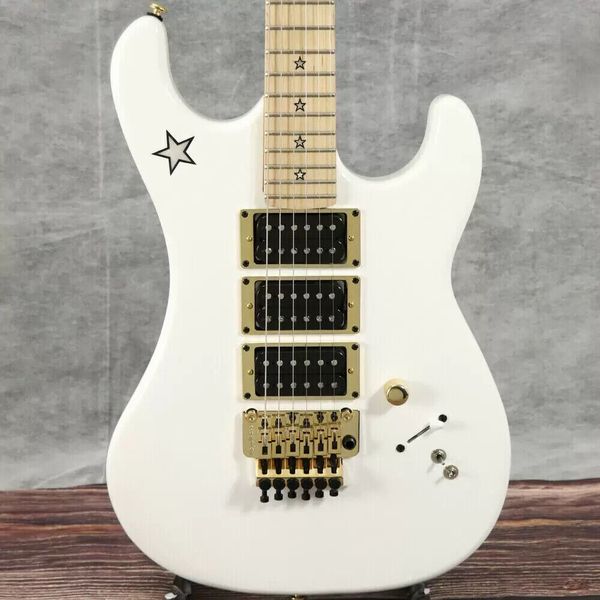 

the factory sells white electric guitars with and sound quality