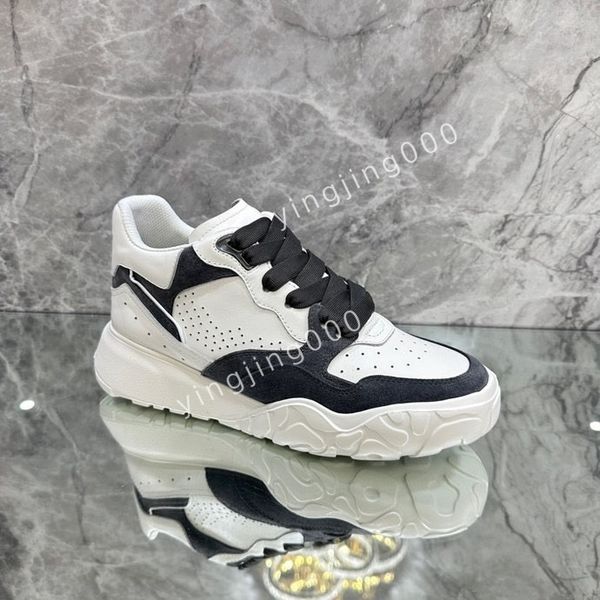 

new fashion designers sneakers camouflage casual shoes stylist mens women shoes checkered studded flats mesh trainers, Black