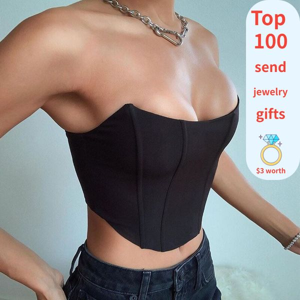 

waist tummy shaper sleeveless off shoulder velvet fashion corset crop vest female underwear backless bustier solid gothic slimming 230511