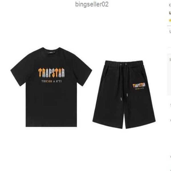 

mens t-shirts trapstar t designer shirts short sleeve tee sportpant pant print letter luxury sports fashion cotton cord m96, Gray
