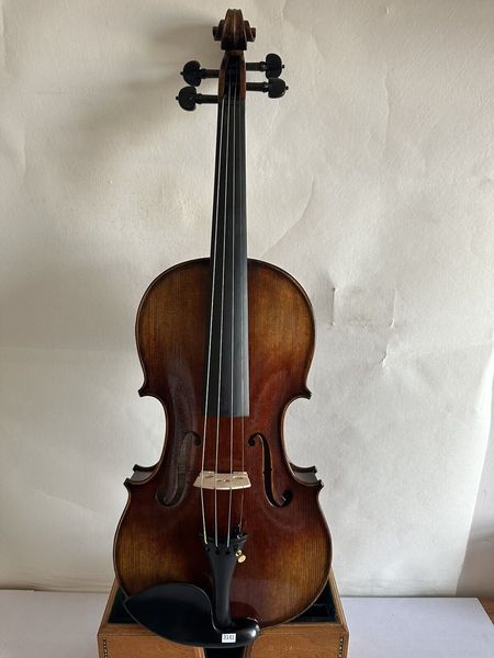 

master 4/4 violin stradi model 1pc flamed maple back spruce hand made k3141