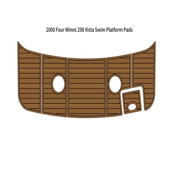 

2000 four winns 298 vista swim platform boat eva foam teak deck floor pad mat