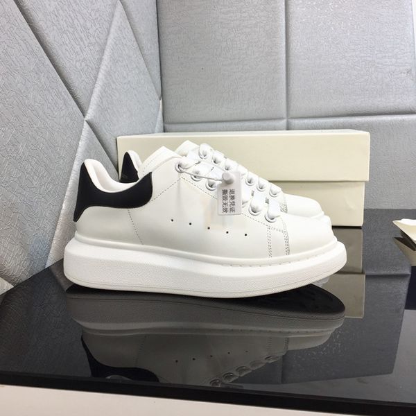 

2023 new luxury men womens fashion shoes lace-up flat platform designer sneaker black genuine leather air 0426