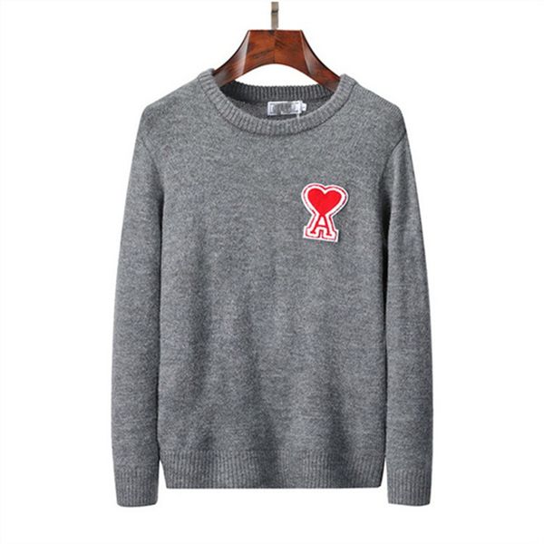 

european autumn and winter male designer crewneck sweater geometric letters long-sleeved business casual trend light luxury warm sweater siz, White;black