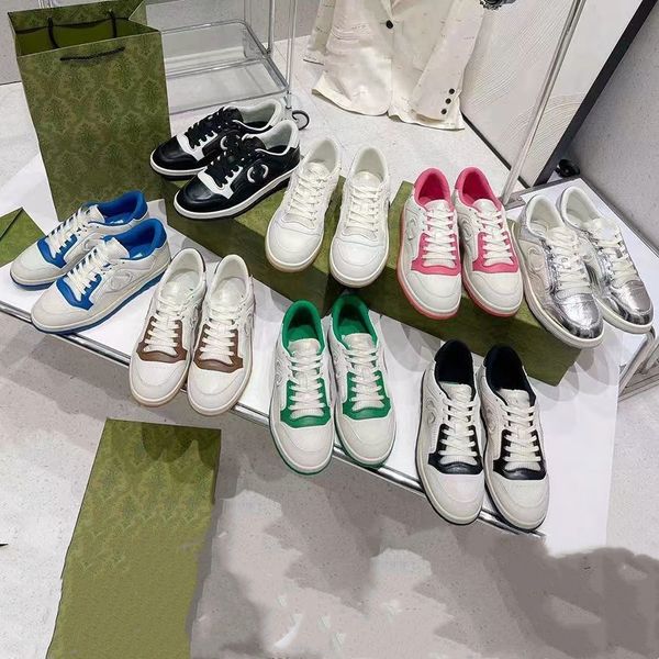 

desinger shoes mac80 sneakers men women sneaker vintage leather trainers embroidery trainer rubber sole flat sneaker couple skateboarding sh