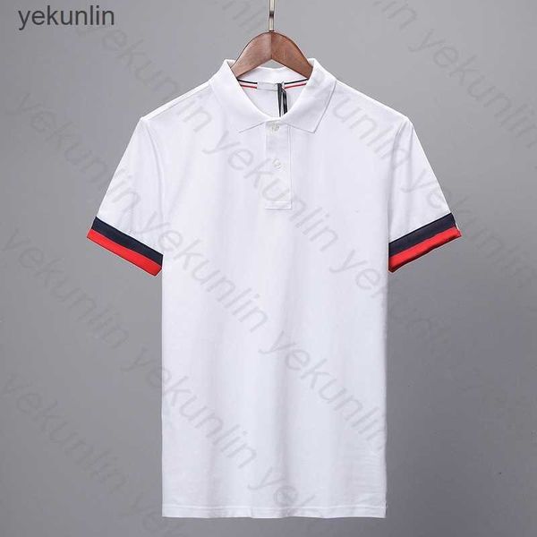 

designer shirt short sleeve polo fashion t-shirts button short-sleeved lapel casual mon white blue black grey collar luxe mon shorts m-2xl, White;black