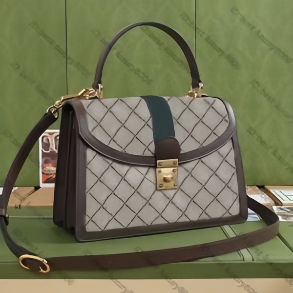 

10a designer tote luxury 651055 brown single shoulder bag multi-layer multifunctional purse alphabet material crossbody bag with premium gif