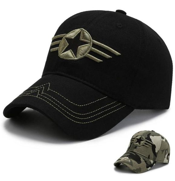 

2022 summer men039s fivestar camouflage baseball cap sunscreen army green sun hat5313305, Blue;gray