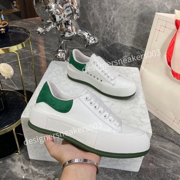 

brand women designer casual shoes classic dirty shoes mid double height bottom trainers leather glitter golden quality2023, Black