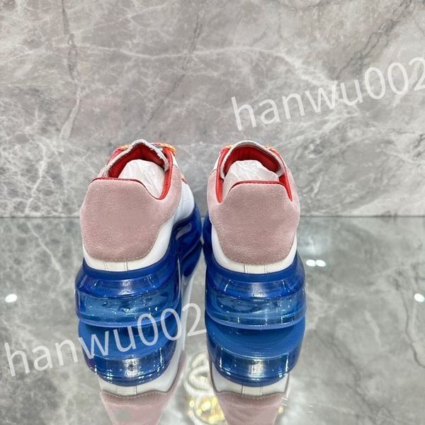 

2023 new luxury calfskin designer shoes sneakers casual shoes boots mens women high running trainer vintage trainers, Black