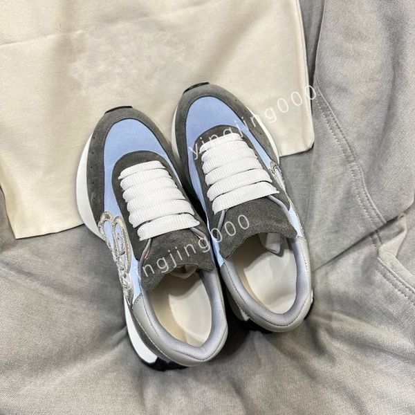 

new designers sneakers camouflage casual shoes stylist womens mens shoes designer checkered studded flats mesh fashion trainers, Black