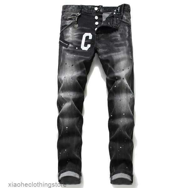 

jeans stree denim tears mens mens luxury designer denim jeans men denim jeans designer jeans embroidery pants fashion holes trousers mens cl, Black