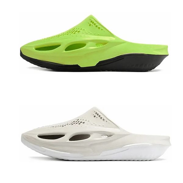 

mmw 5 slide sandals for mens foam rubber soft holes designer sliders triple black bone green flat man sandale summer fashion beach shoes zoo