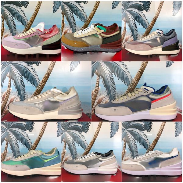 

summit white waffle one mens running shoes electric green black scream infinite lilac coconut milk active fuchsia women men waffles trainers