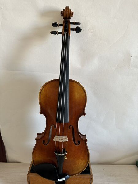 

master 4/4 violin stradi model 1pc flamed maple back spruce hand made k2926